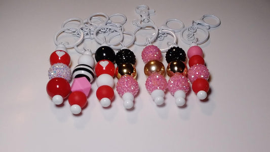 VALINETINES DAY Themed Rhinestone Keychains