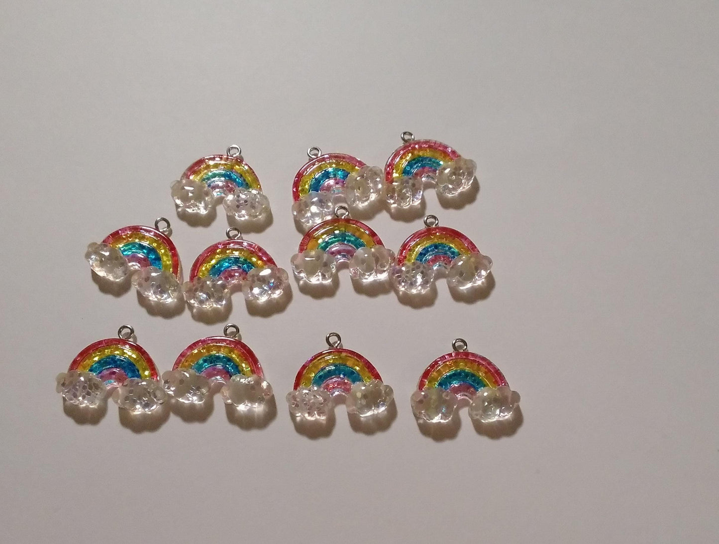 5 piece Brown cartoon bear set mixed charms