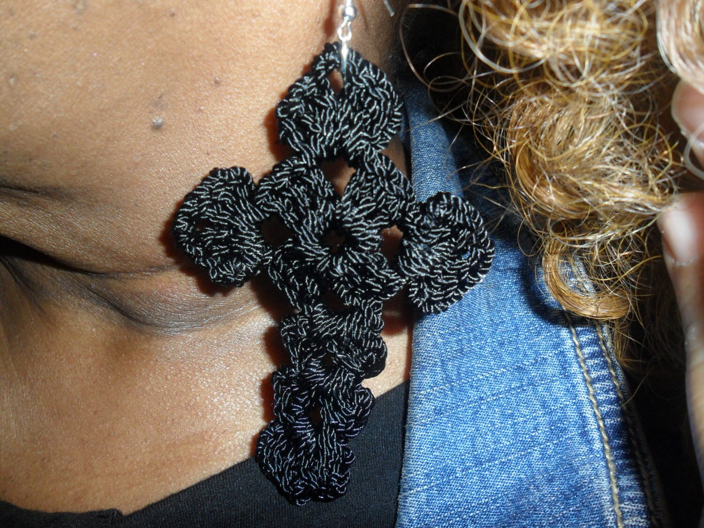 Cross Statment Earring