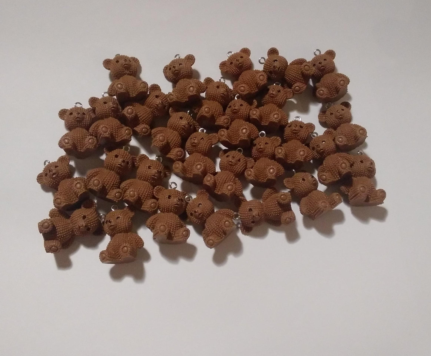 5 piece Brown bear charm set