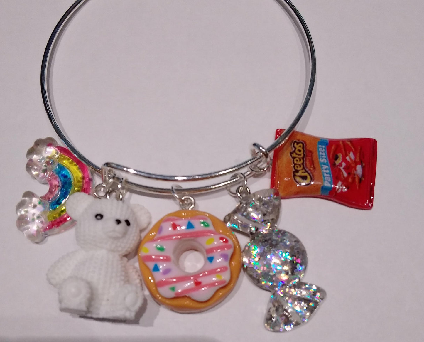 5 piece Brown bear charm set