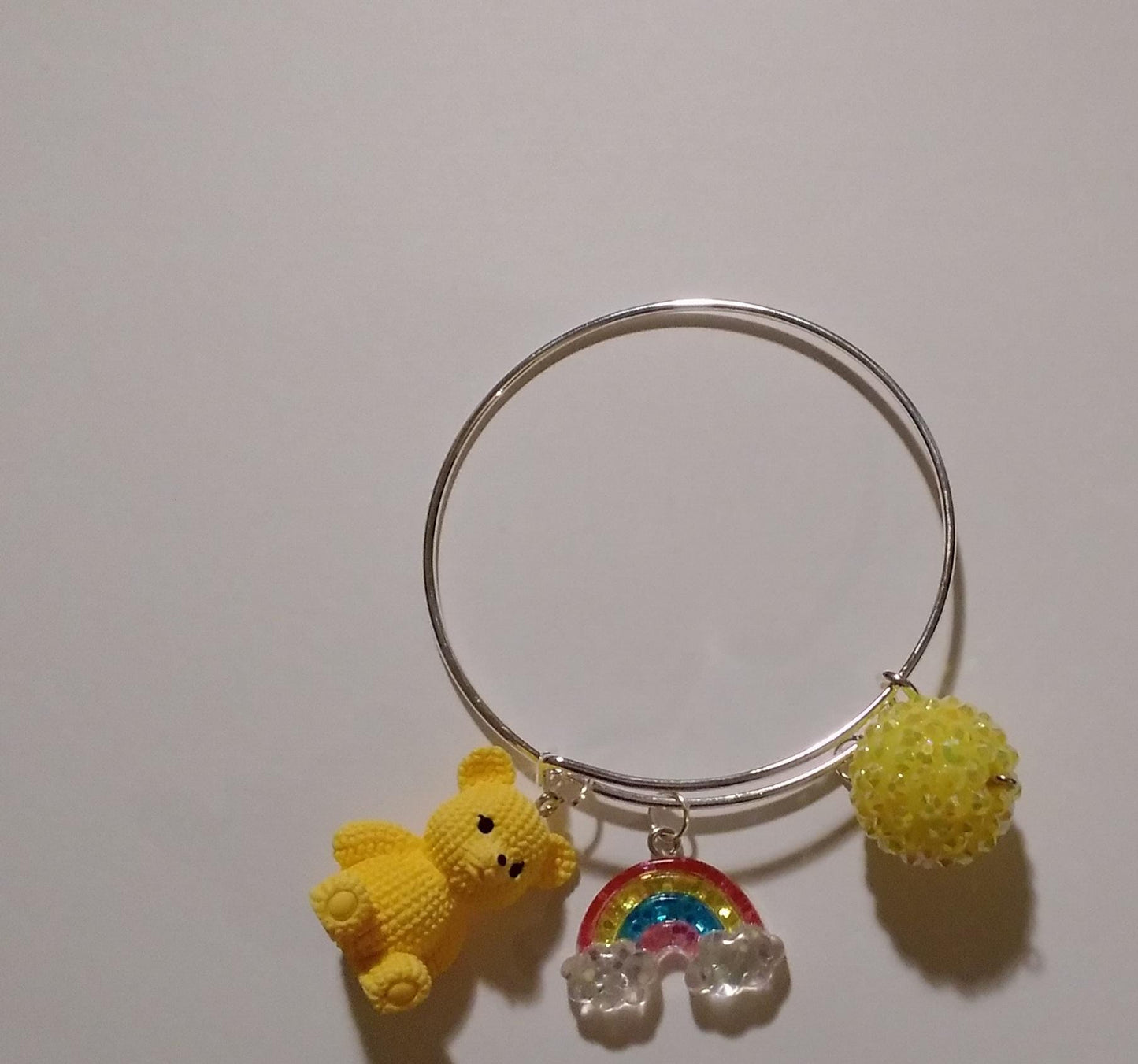 Yellow Bear Sweets Charm Bracelet