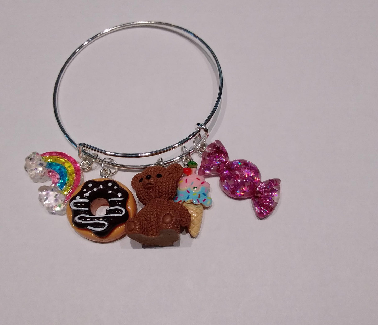Blue Bear Sweets Charm Bracelet