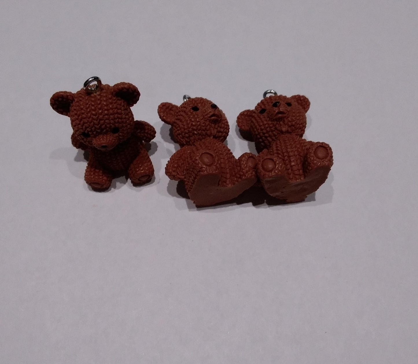 5 piece Brown bear charm set