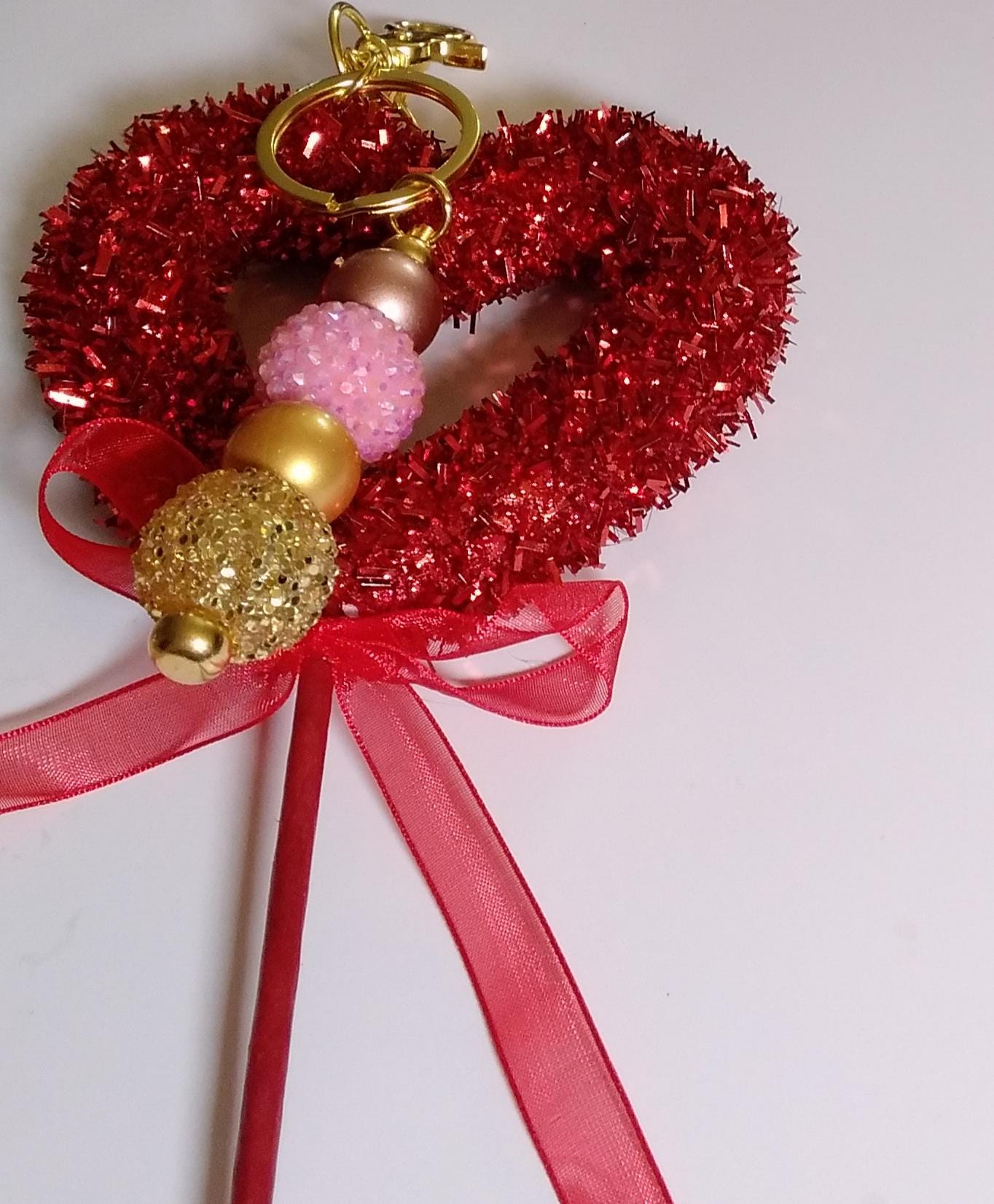 VALINETINES DAY Themed Rhinestone Keychains