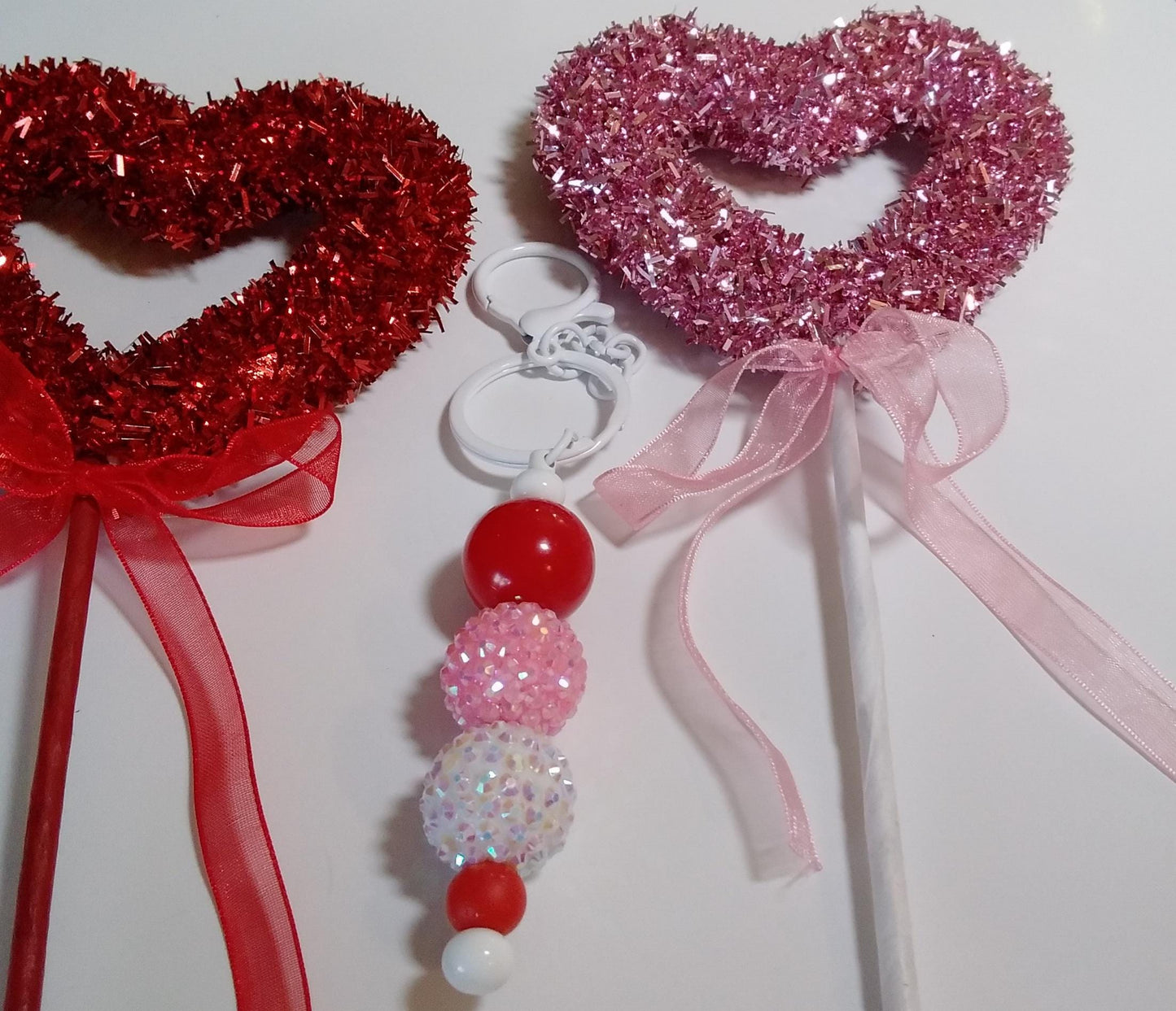 VALINETINES DAY Themed Rhinestone Keychains