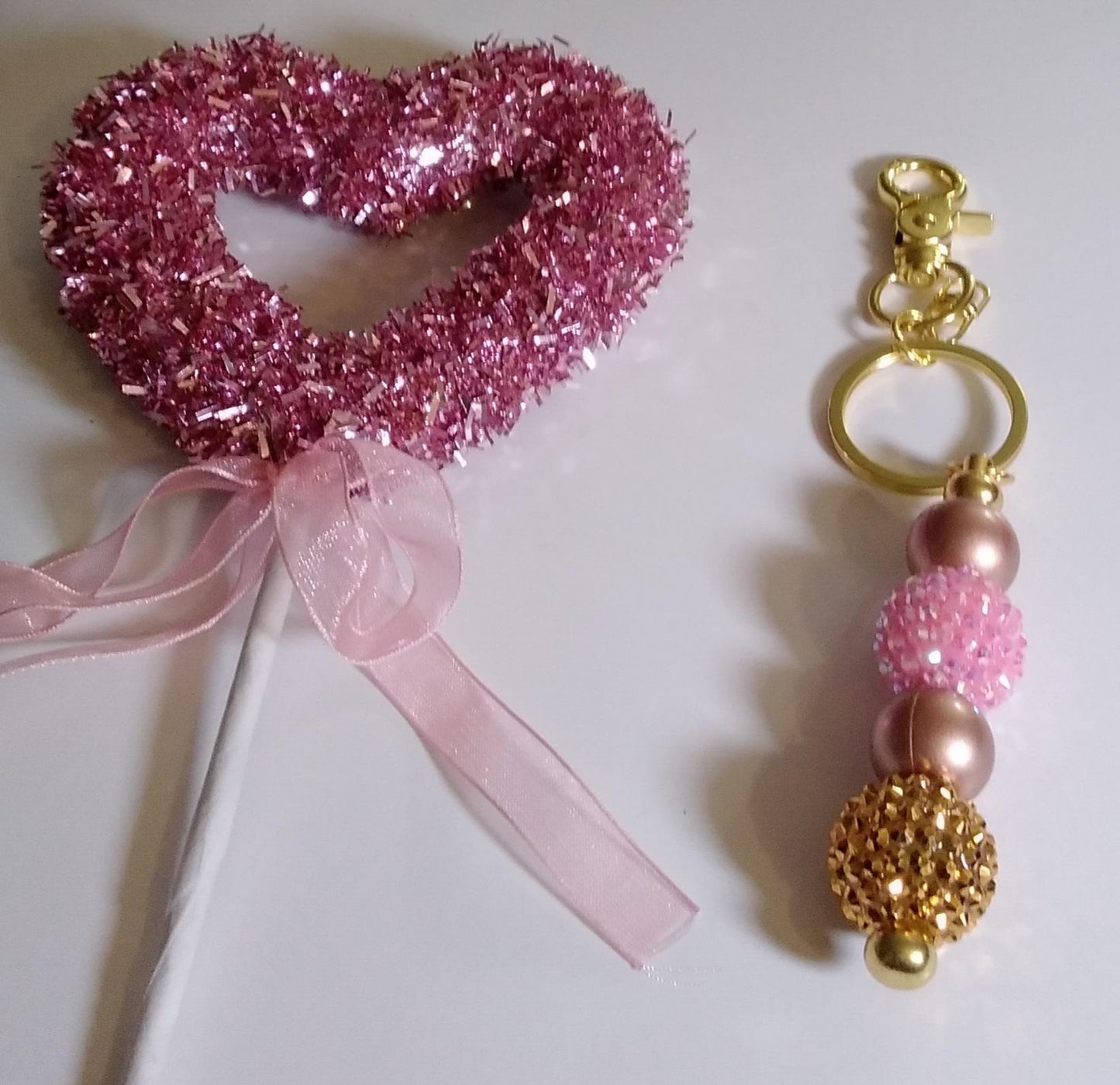 VALINETINES DAY Themed Rhinestone Keychains