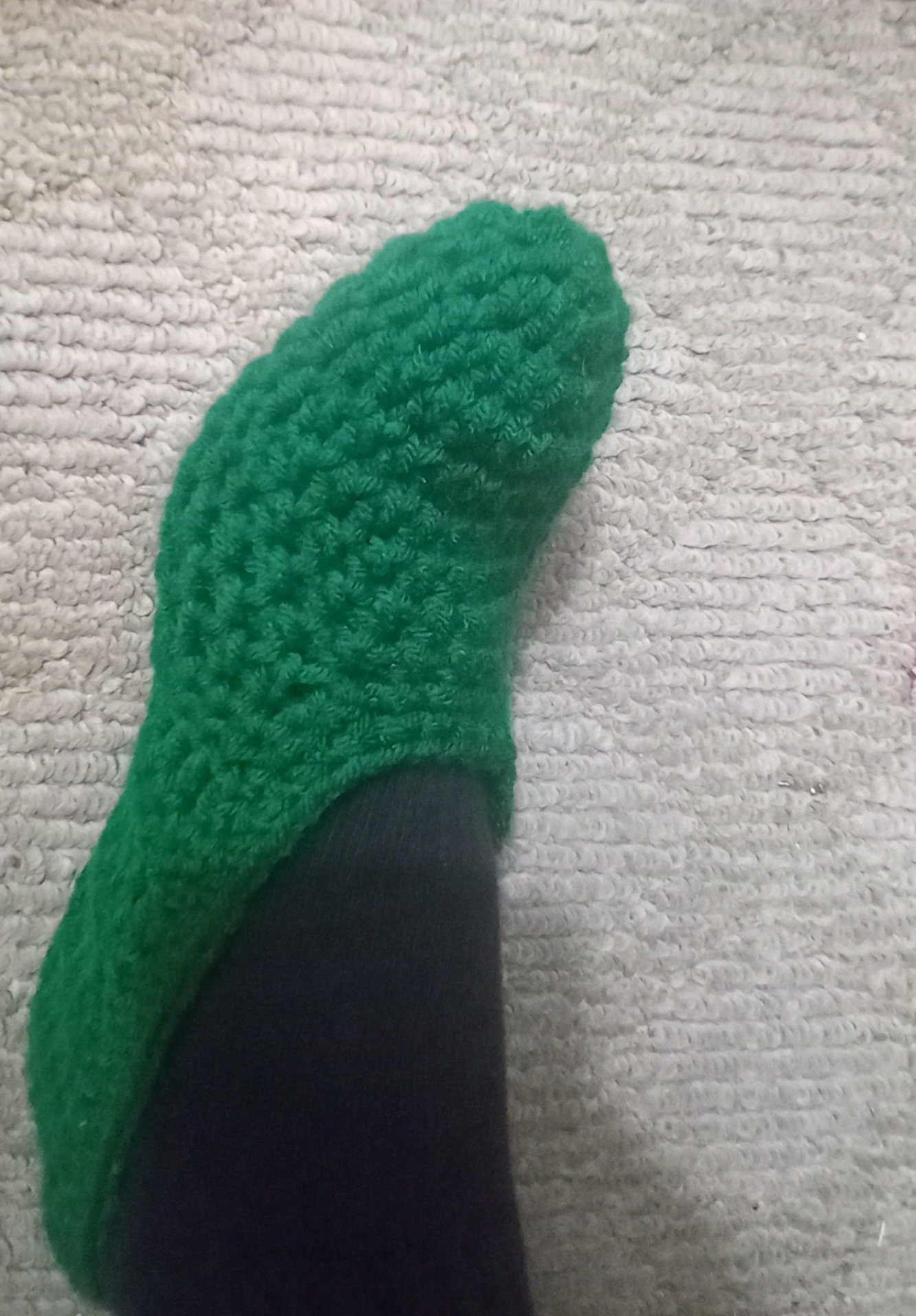 Crochet Chucky Mary Jane Slipper Cozy