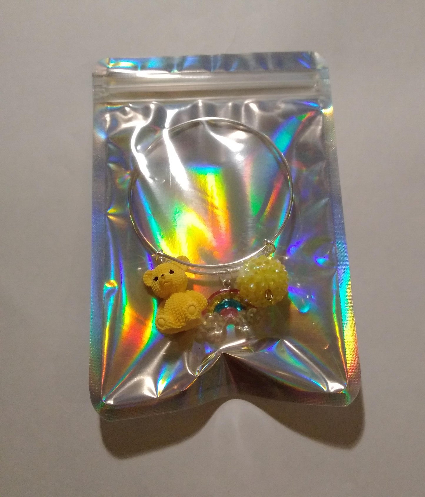 Yellow Bear Sweets Charm Bracelet