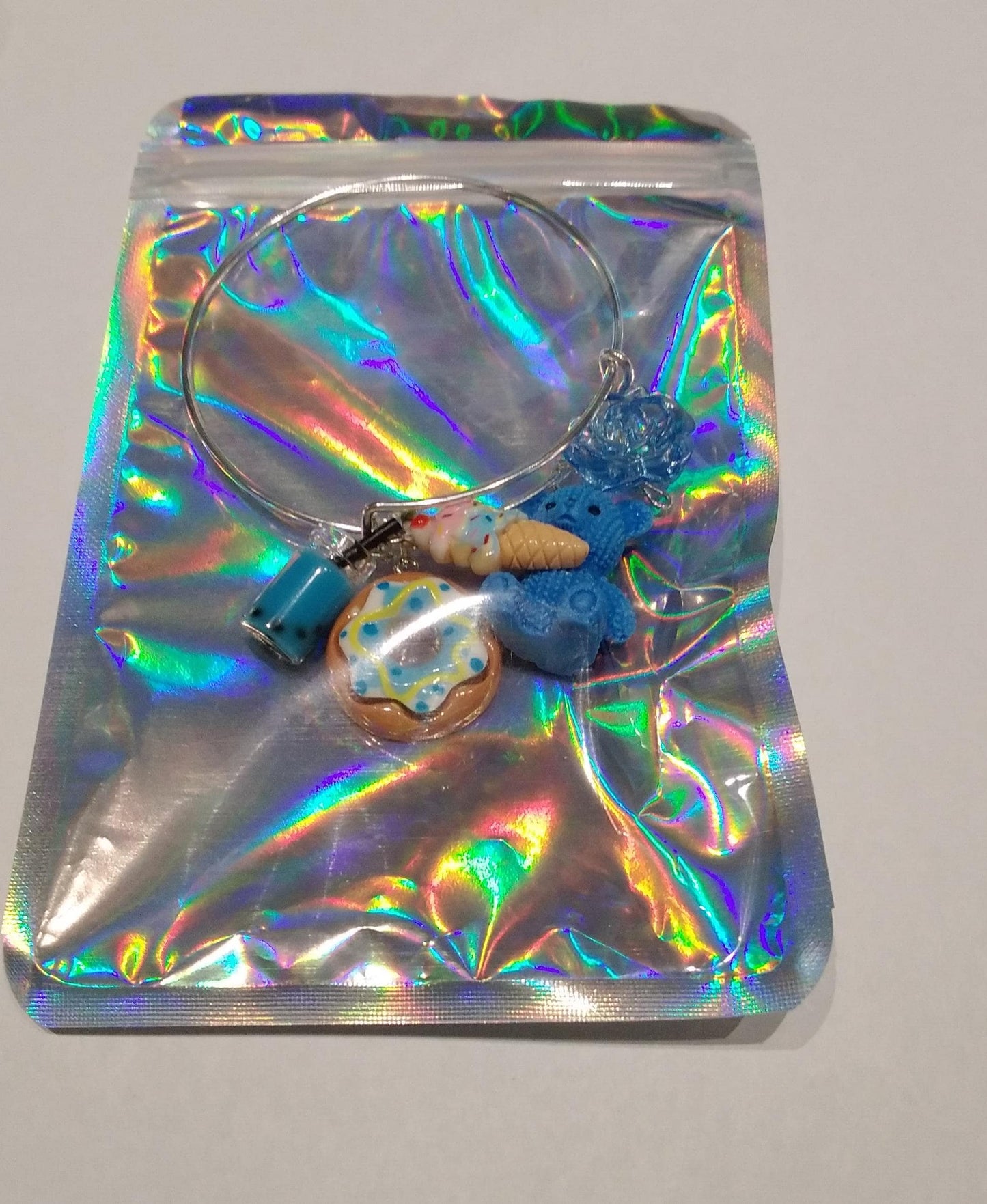 Blue Bear Sweets Charm Bracelet